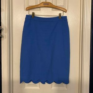 Talbots Blue fully lined skirt